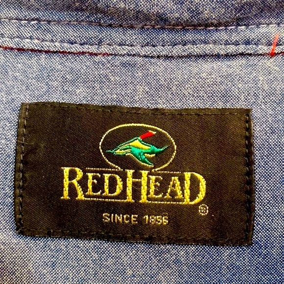 Men’s Redhead Patriotic USA Short Sleeve Button Down Independence Day Shirt XL - Picture 4 of 8